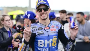 Read more about the article Alex Marquez Dominates Valencia Sprint to Beat Pedro Acosta in 2025 Finale