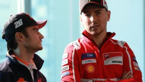 Read more about the article MotoGP greats Lorenzo and Pedrosa reunite at KTM factory