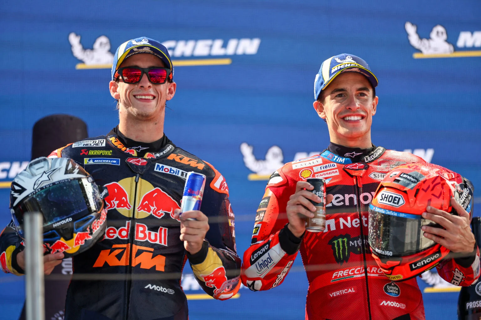 Read more about the article Pedro Acosta warns rivals Marc Marquez remains the rider to beat in 2026